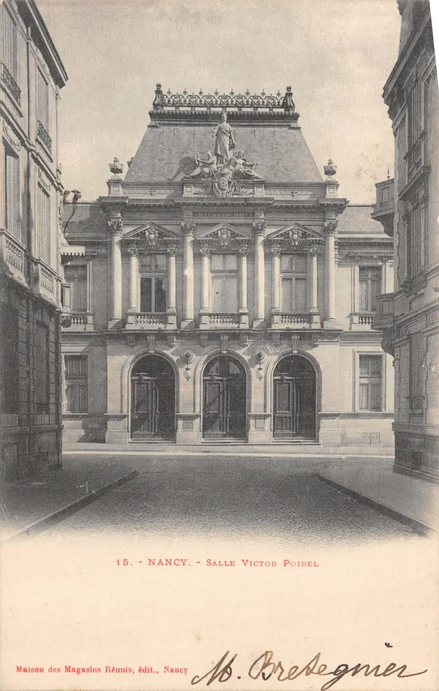 NANCY — Halle Victor Poirel — Maison des Magasins Réunis, Verlag Nancy - Vorderseite