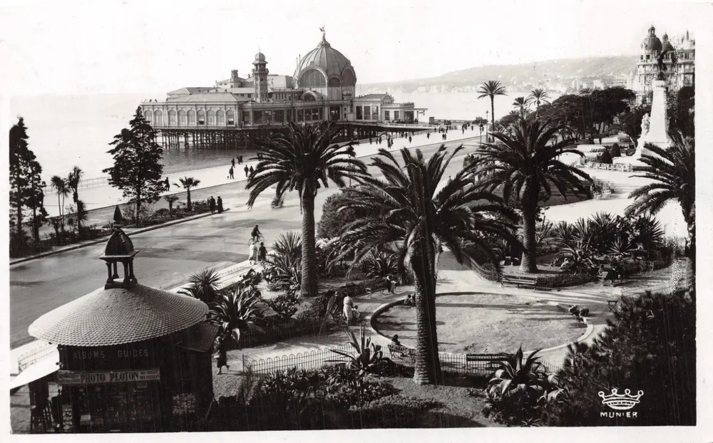Vue du Jardin Albert à Nice — éditeur MUNIER, n° 179 - Recto