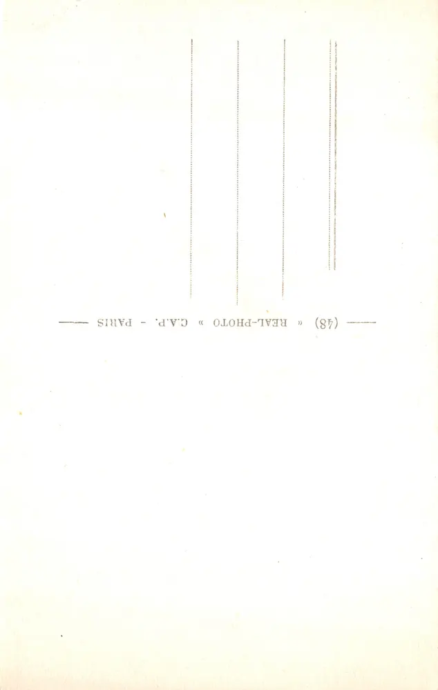 Pau — Le Château vu de la Basse-Plante — éditeur CAP — n° 12 - Verso