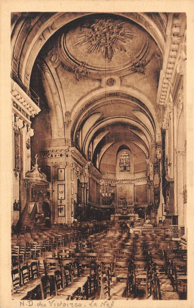 Notre-Dame-des-Victoires — Die Kirche — Chevojon frères, Verleger, Paris - Vorderseite