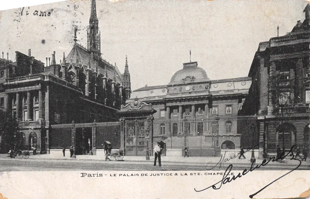 Paris — Das Palast der Gerechtigkeit & die Heilige Kapelle — Verlag Viâmo - Vorderseite