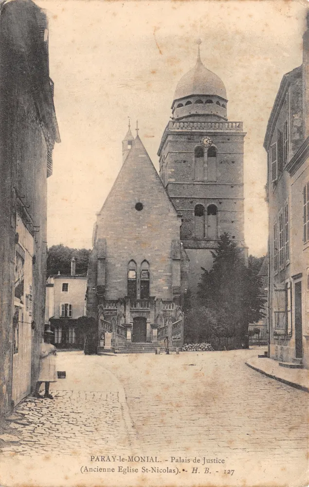 Paray-le-Monial — Justizpalast (Ehemalige Kirche St-Nicolas) — H. B. - 127 - Vorderseite