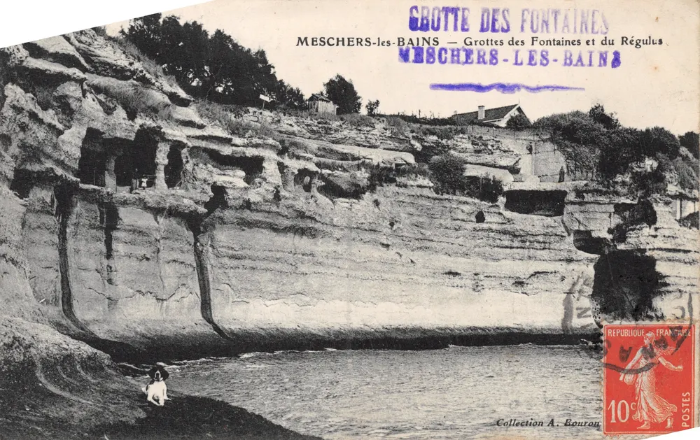 Höhle der Quellen und des Régulus — Meschers-les-Bains — Sammlung A. Eouron - Vorderseite