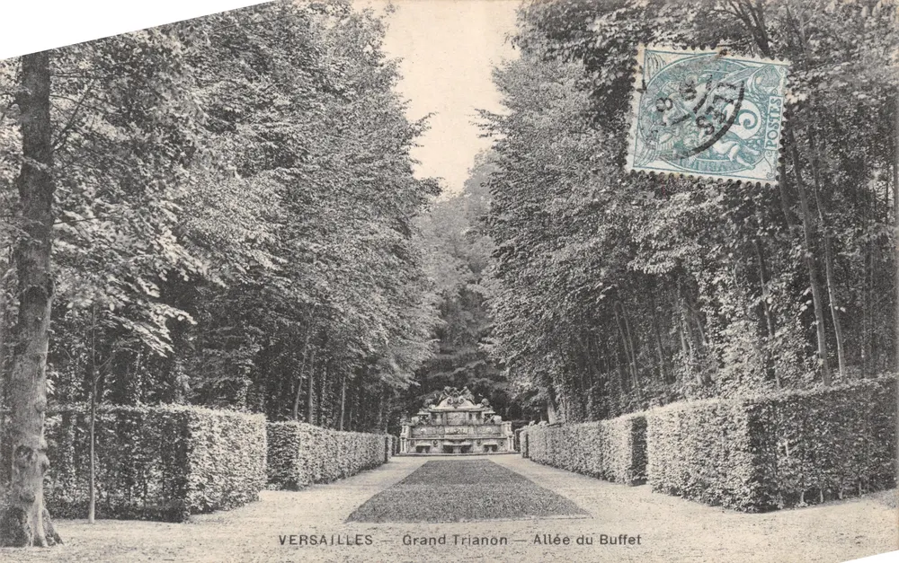 Versailles — Grand Trianon — Allée du Buffet — Verlegerin Mme Moreau - Vorderseite