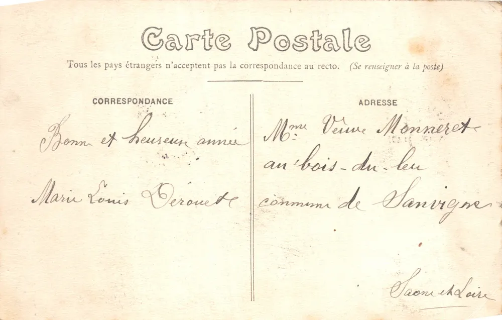 Bourges — Abside de la Cathédrale — Imprimerie de Bourges, n°49 - Verso