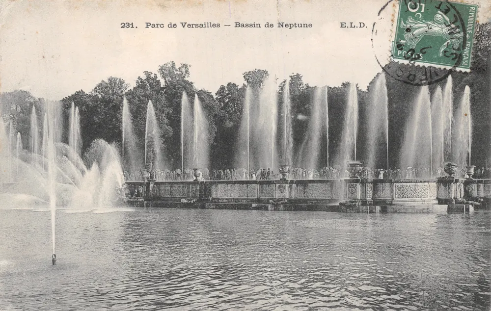 Parque de Versailles — Lago de Netuno — E.L.D. n.º 231 - Frente