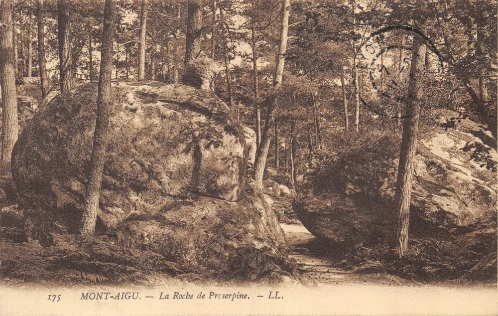 Mont-Aigu — La Roche de Pr céserpine — LL. n° 1775 - Recto