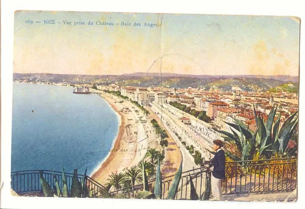 NICE - Vista tomada desde el Castillo - Bahía de los Ángeles — Editor NICE, n° de serie 169 - Anverso