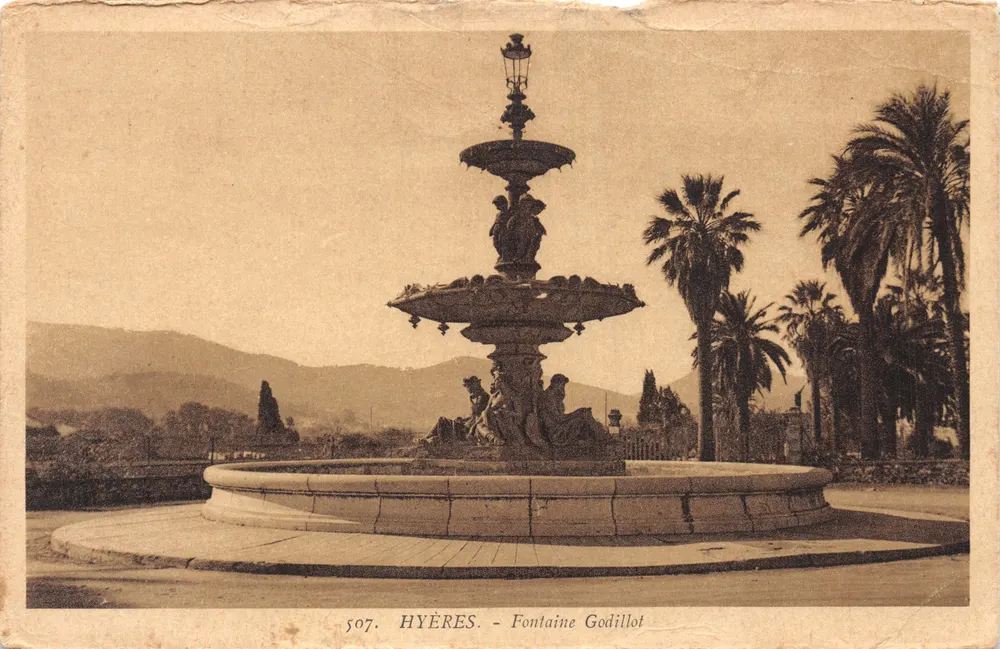 Hyères — Fontaine Godillot — Verleger : Hyères, Nr. 507 - Vorderseite