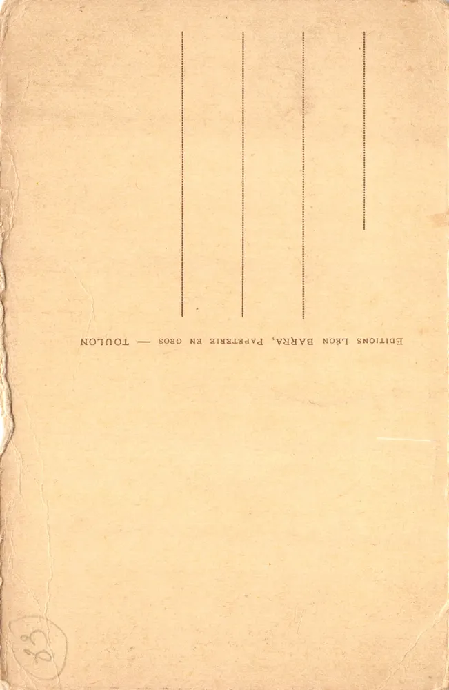 Hyères — Fontaine Godillot — Verleger : Hyères, Nr. 507 - Rückseite