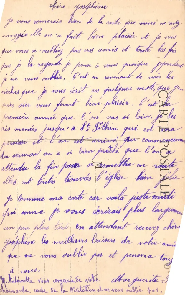 LYON — Basilika Notre-Dame de Fourvière — Der Chor — Löwe und Pascals Leuchter - Rückseite
