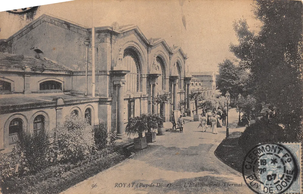 Royat (Puy-de-Dôme) — Das Thermalbad — Verlag CLERMONT FERRAND, Nr. 96 - Vorderseite