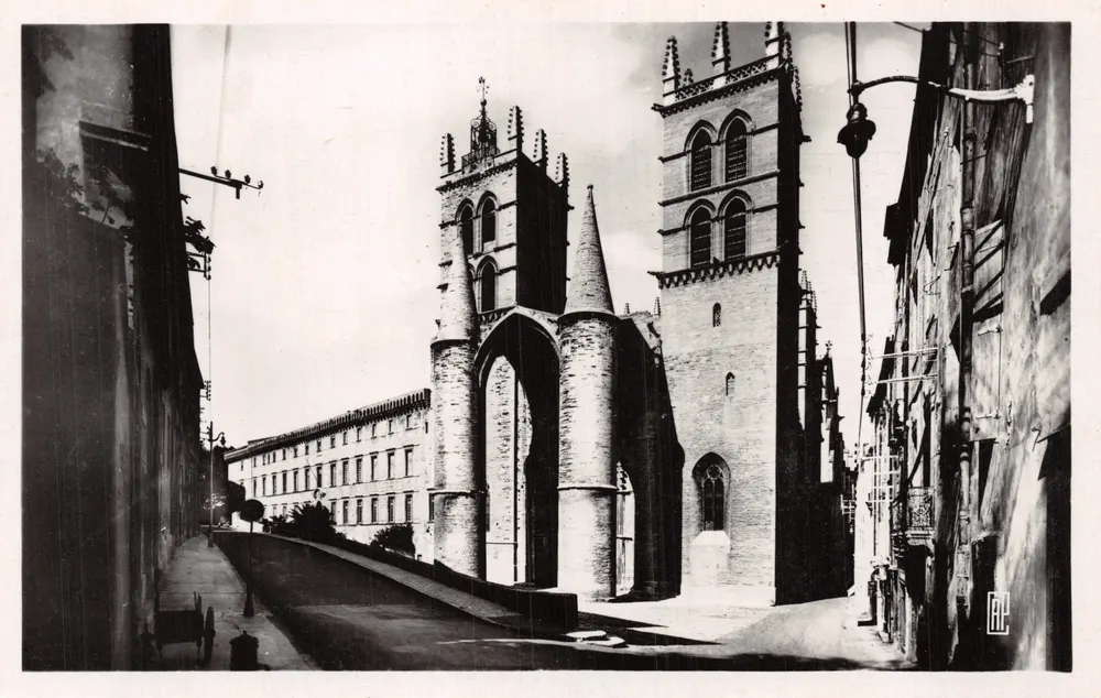 Montpellier — Die Kathedrale — Verlag REAL-PHOTO, Nr. 170 - Vorderseite