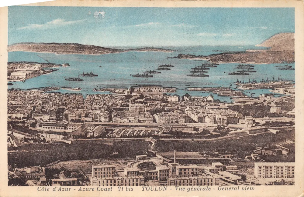 Toulon — Allgemeiner Blick — Verleger DRUCK AUF DER KARTE 21 bis - Vorderseite