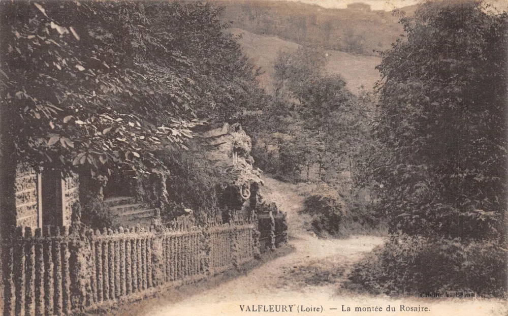 Valfleur (Loire) — Der Weg des Rosenkranzes — Verlag Choté & Béarn - Vorderseite