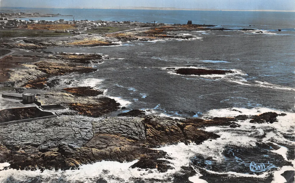 Quiberon (Morbihan) — Luftbild der Wilden Küste — Éditions Combier - Vorderseite