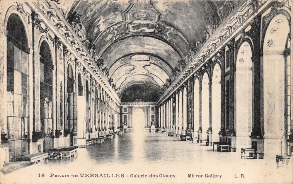 Schloss Versailles — Galerie der Spiegel — L. R - Vorderseite