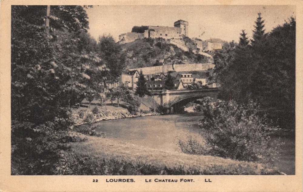 Lourdes — O castelo — editor LL, n.º 22 - Frente