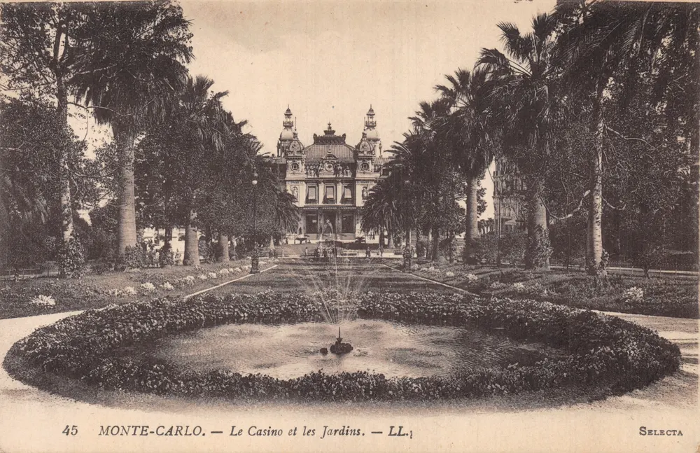 Monte-Carlo — Das Casino und die Gärten — Selecta - Vorderseite