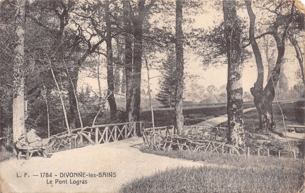 Divonne-les-Bains — Die Brücke Logras — L.F. 1784 - Vorderseite