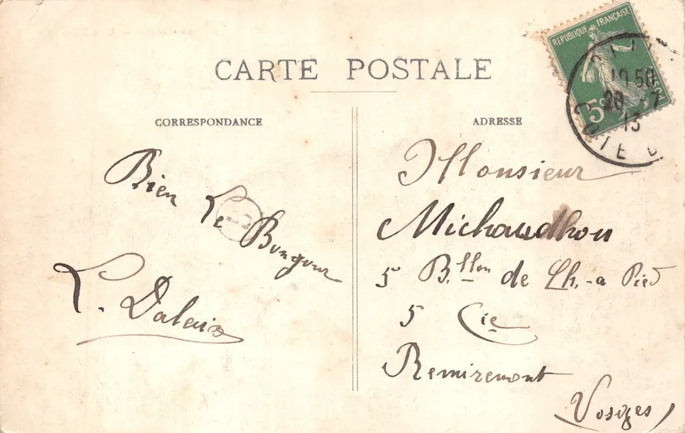Dijon — Bahnhof Dijon-Ville — Verlag R.C.G. Nr. 66 - Rückseite