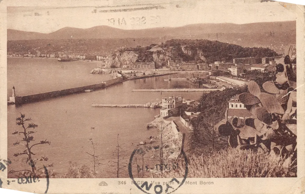 Nice — Vue prise du Mont Boron — Éditeur : NICE, 346 - Recto
