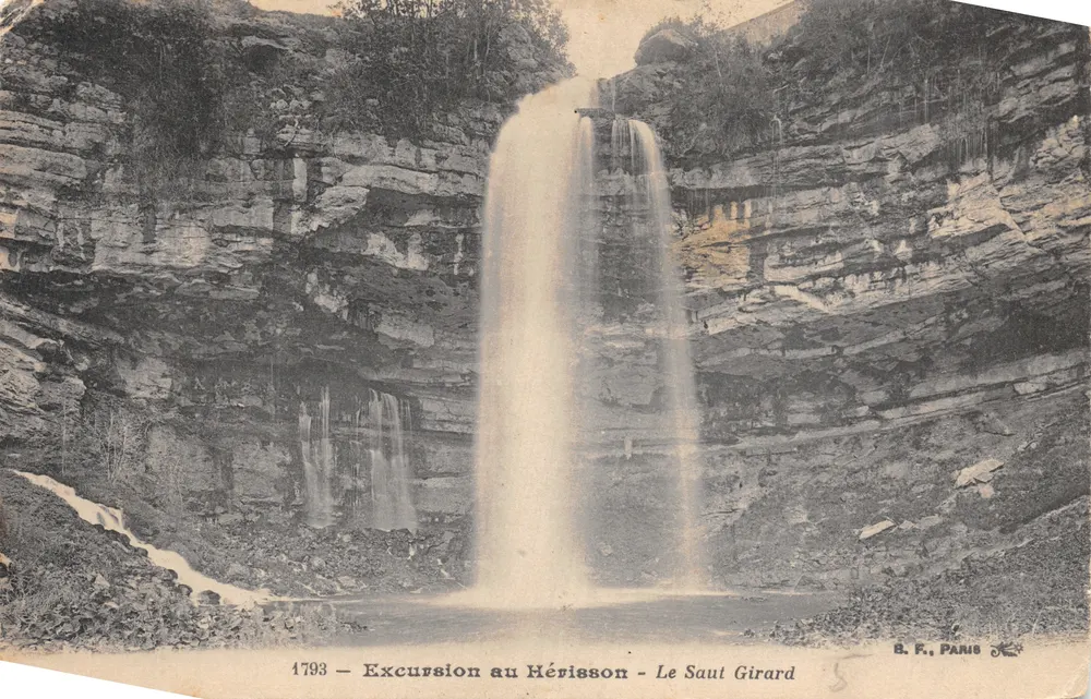 Excursão ao Ouriço — Salto Girard — B. F., Paris, n.º 1793 - Frente