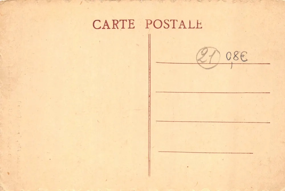 Hospices von Beaune — Portal des Hôtel-Dieu — Verleger Hostel-Vieu, Beaune (Deposited) - Rückseite