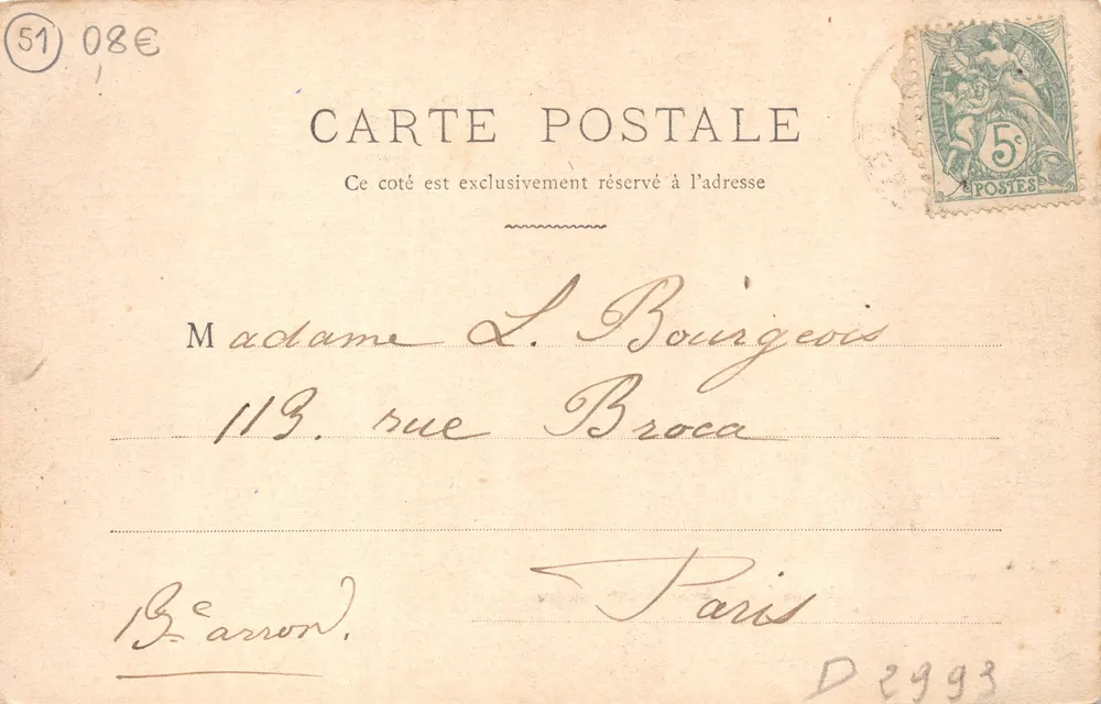 Reims — Square Saint-Nicaise — P.-D. R - पीछे