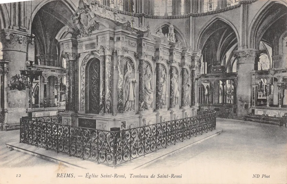 Reims — Kirche Saint-Remi, Grabmal des Saint-Remi — ND Phot, n°12 - Vorderseite