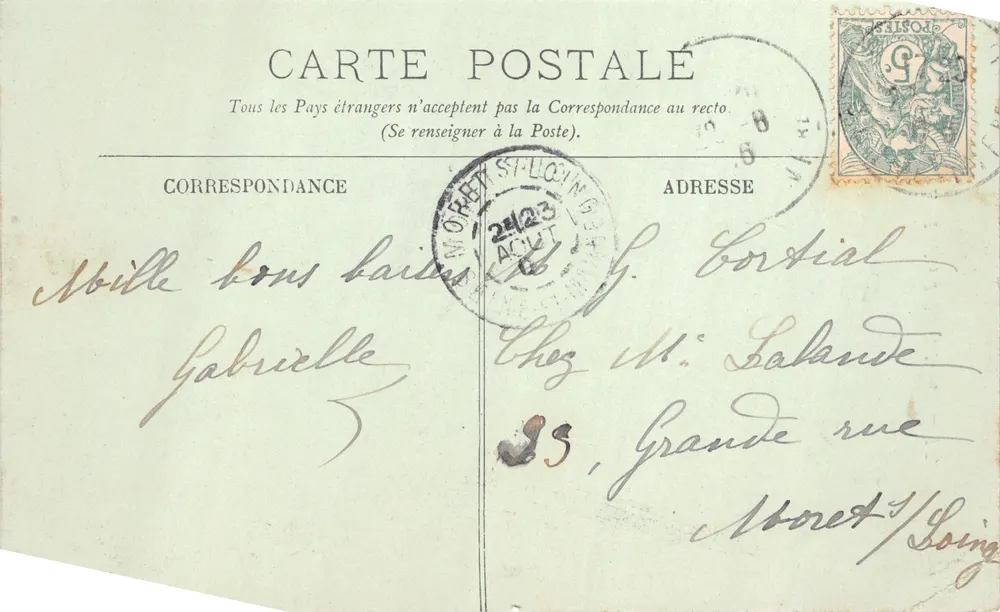 Rouen — Les Flèches de Notre-Dame — LL. — n°59 - Verso