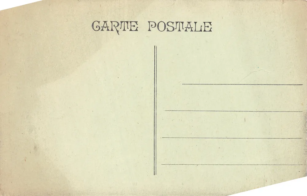 Marseille — O Castelo de If — editor não visível - Verso
