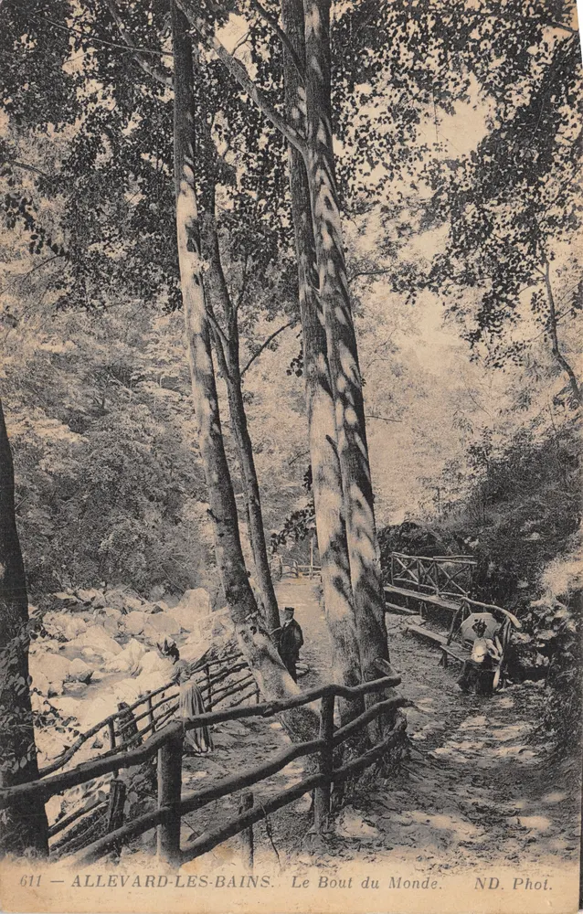 Allevard-les-Bains — Das Ende der Welt — ND. Fotografie n° 611 - Vorderseite