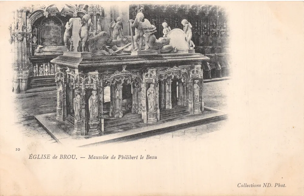 Kirche von Brou — Mausoleum von Philibert le Beau — Collections ND. Phot - Vorderseite
