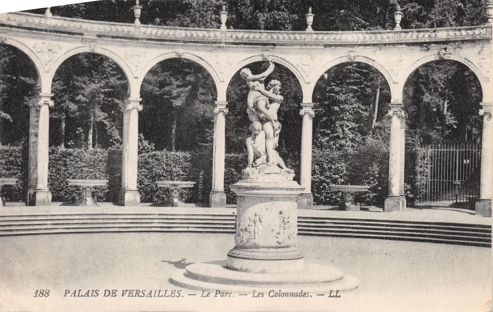Schloss Versailles — Der Park — Die Säulen — Verleger LL, Nr. 188 - Vorderseite