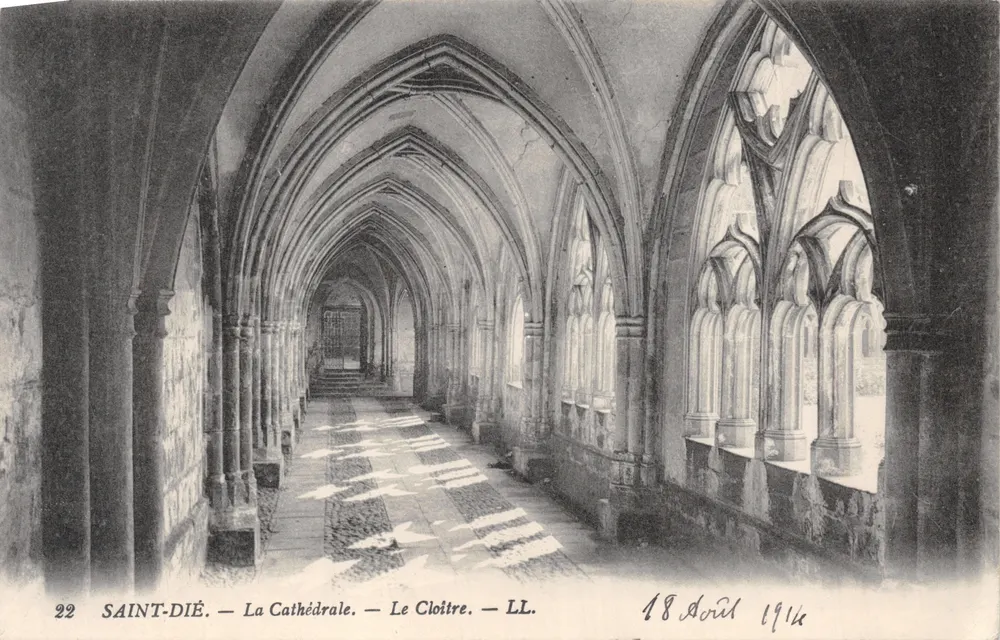 Saint-Dié — A Catedral — O Claustro — LL. — n°22 - Frente
