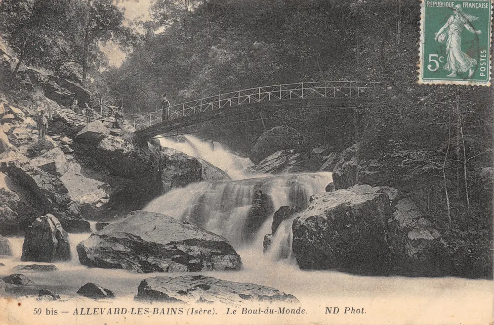 Allevard-les-Bains (Isère) — Das Ende der Welt — ND Phot - Vorderseite