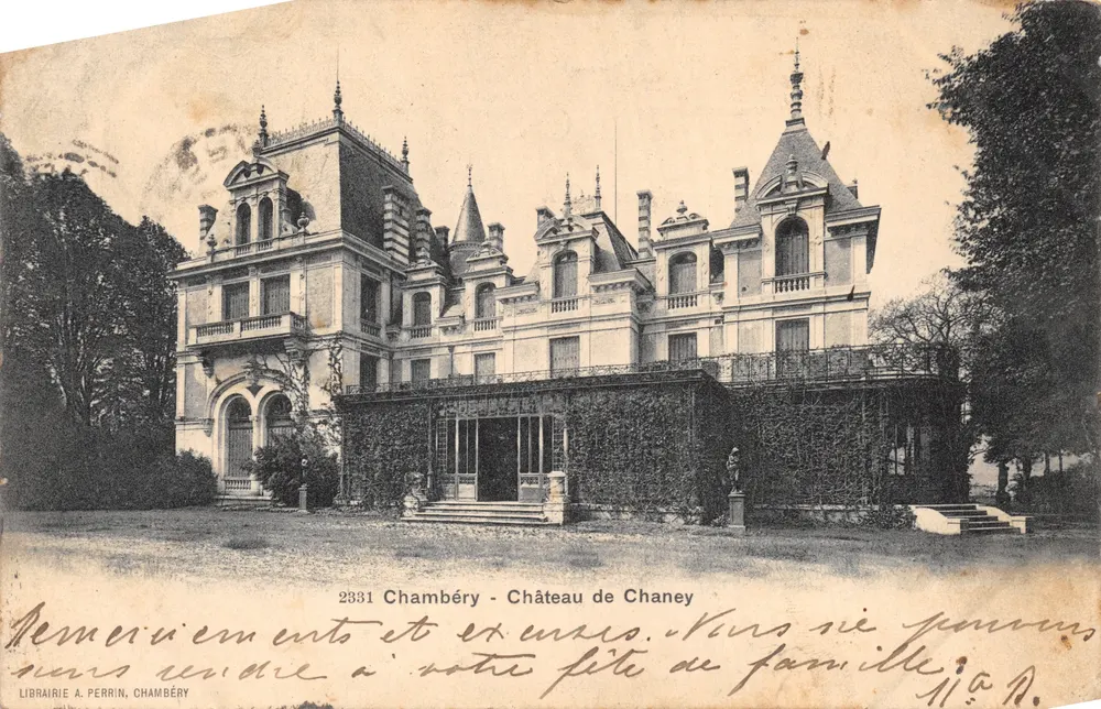 Chambéry — Château de Chaney — Librairie A. Perrin, Chambéry, n° 2331 - Recto