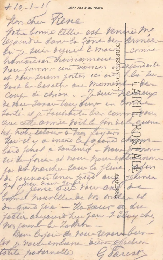 Amiens — La Cathédrale — L'Abside — I.L - Verso