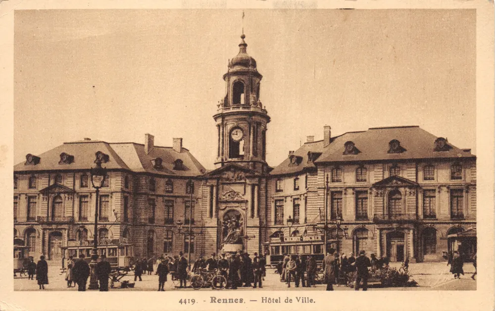 Rennes — Rathaus — Verlag L. Boucher, Nr. 4419 - Vorderseite