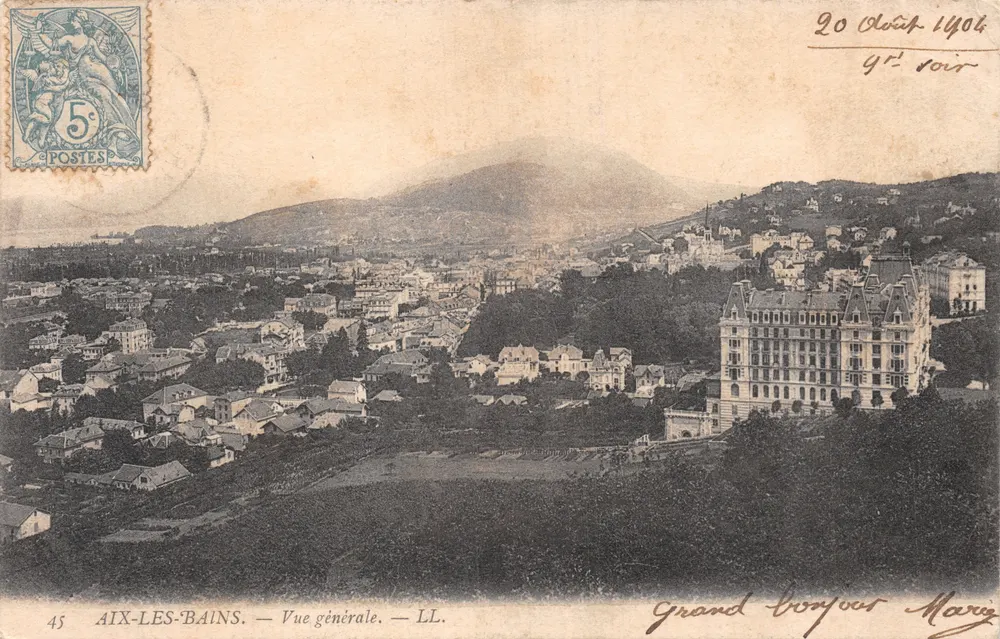 Aix-les-Bains — Allgemeiner Blick — LL. — Grand Borvoir Mariz - Vorderseite