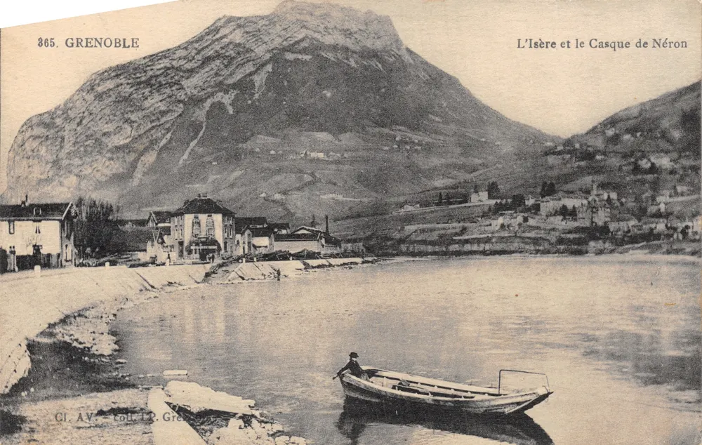 Grenoble — Der Fluss Isère und der Helm Neros — CI. AV. — coll. L.P. Grenoble - Vorderseite