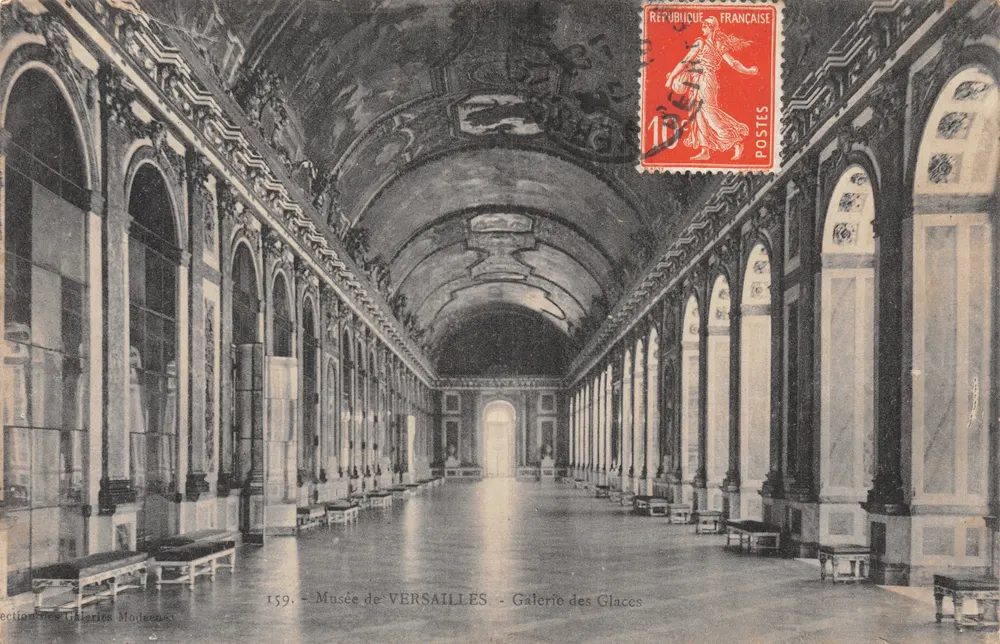 Museum von VERSAILLES — Galerie der Spiegel — Edition des Galeries Modernes, n° 159 - Vorderseite
