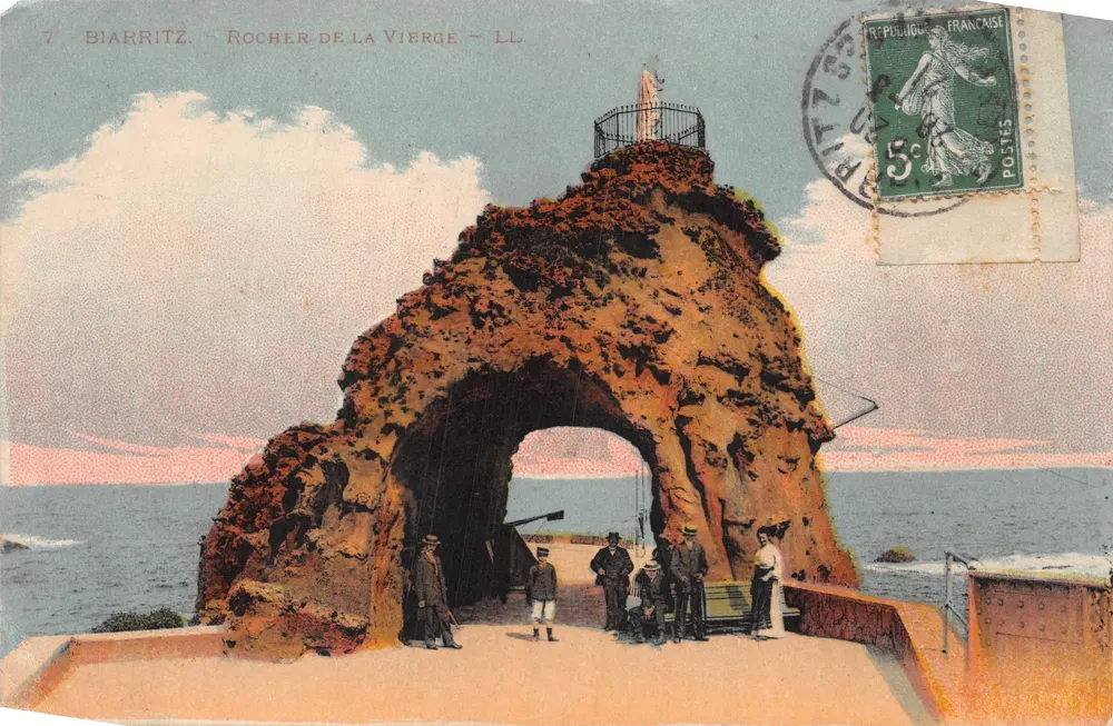 Biarritz - Rocher de la Vierge — editor LL, n°7 - Frente
