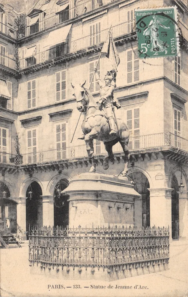 PARIS — Estátua de Jeanne d'Arc — Editor: PARIS — 133 - Frente