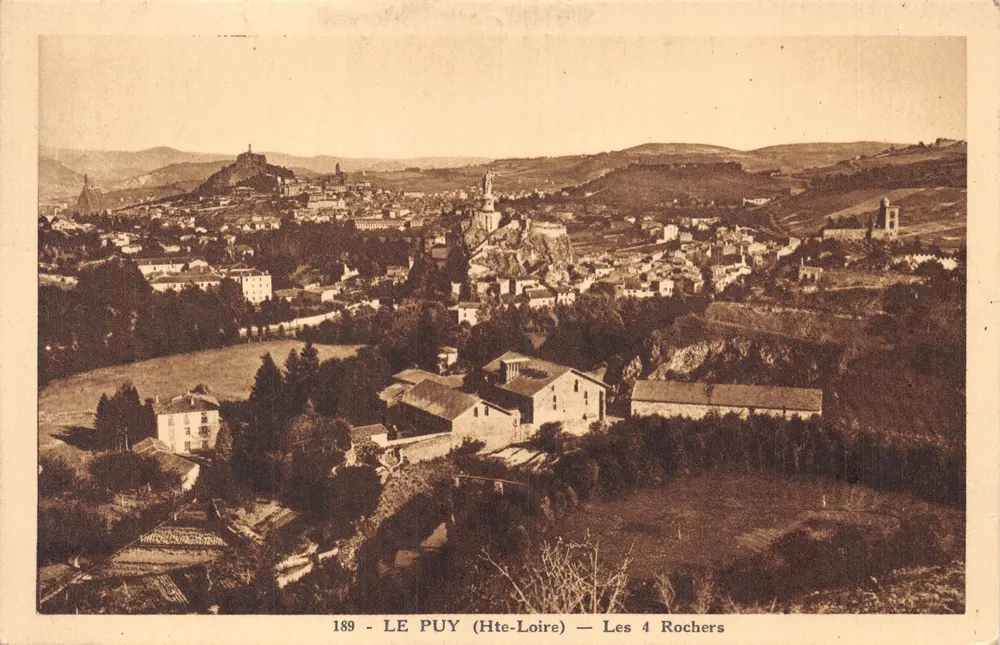 Le Puy (Hte-Loire) — Die vier Felsen — Phot. Combier Macon n°189 - Vorderseite