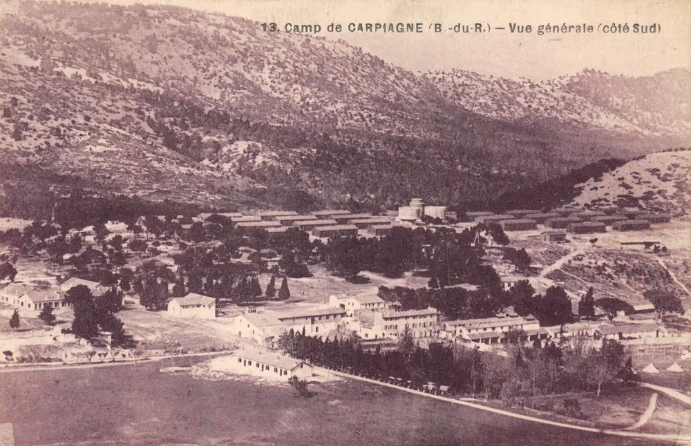 Lager Carpiagne (B.-du-R.) — Allgemeiner Blick (Südseite) — Verleger: 'B.-du-R.' - Vorderseite