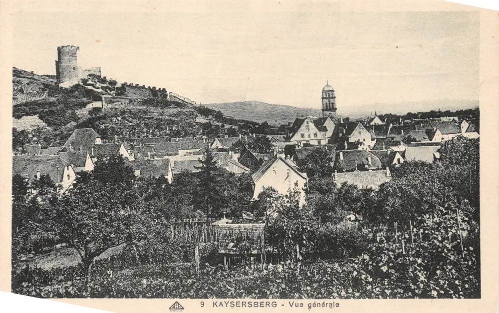 Kaysersberg — Allgemeiner Blick — Verleger: 9 KAYSERSBERG - Allgemeiner Blick - Vorderseite