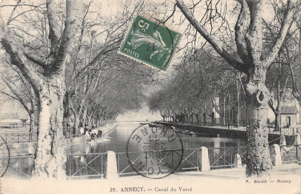 Anneyce — Canal du Vassé — A. Gardet — Annecy - Vorderseite