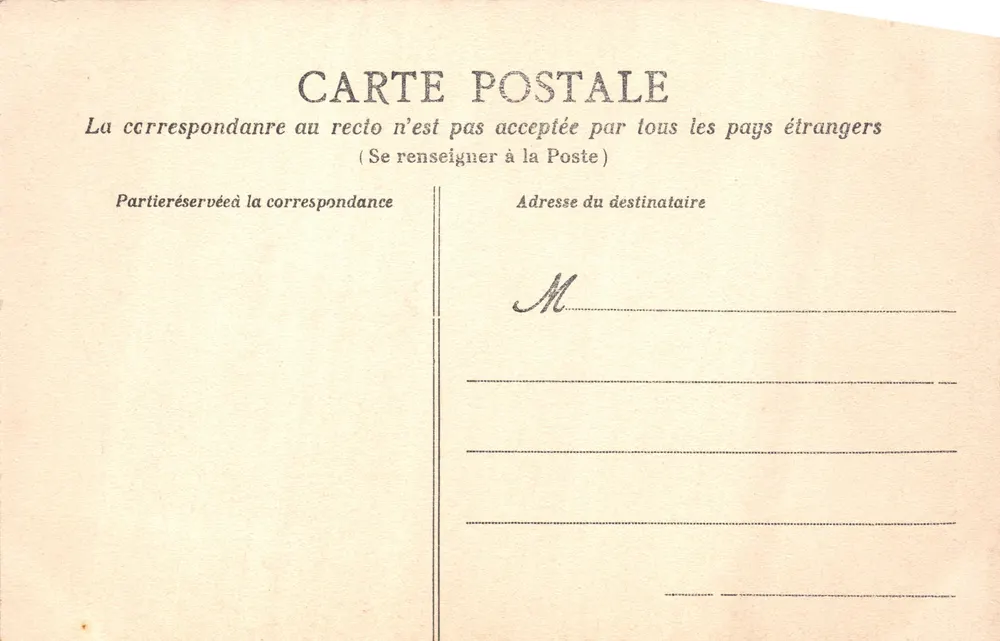 Chartres — Estátua de Marceau — Editor: Coleção AD, n.º 23 - Verso